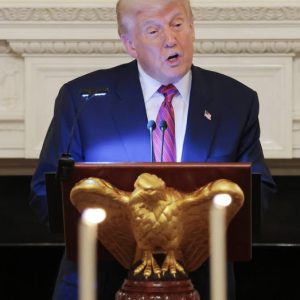 Trump says 10 hostages will be returning from Gaza ‘very shortly’ during White House dinner with allies