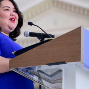 Anti-Trump activist boasts of being ‘undocumented, unafraid, queer’ at rally