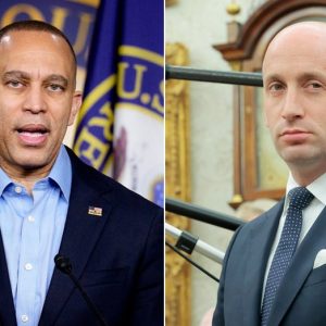 White House blasts top House Democrat as a ‘buffoon’ after Jeffries brands Stephen Miller a ‘hateful bigot’