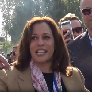 Video resurfaces of Harris chanting ‘down with deportation’ at 2018 parade with disgraced actor