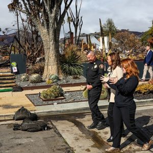 Harris dodges questions about political future, possible run for California governor