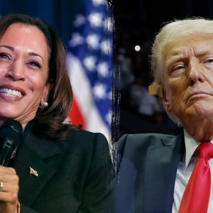 New poll shows Harris, Trump splitting 2 key states