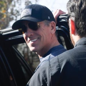 Smiling Hunter Biden seen in first photos since receiving presidential pardon