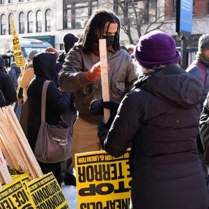 WATCH: Hardcore socialist groups stage-manage anti-ICE protest in Washington