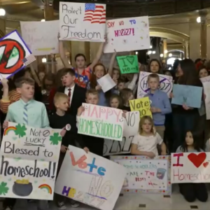 Illinois families protest homeschool bill ‘overreach’ at Capitol, but legislation advances