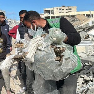 Palestinians find dozens of bodies under rubble in Gaza