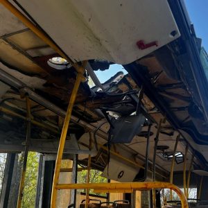 Video: Russian attack on bus in Ukraine kills 9 as peace talks falter