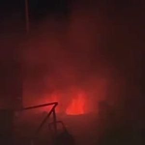 Gaza aid ship on fire after reported drone attack