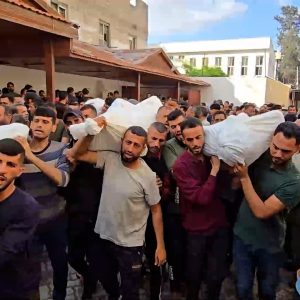 Pregnant woman among victims of Israeli strike on Gaza school shelter