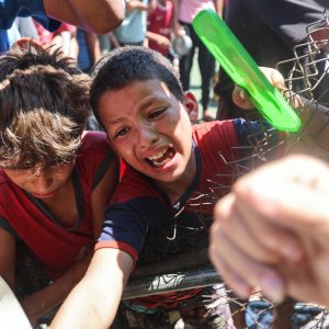 This is how people are trying not to starve in Gaza