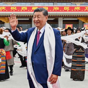 Xi Jinping makes rare visit to Tibet to celebrate 60 years of Chinese rule