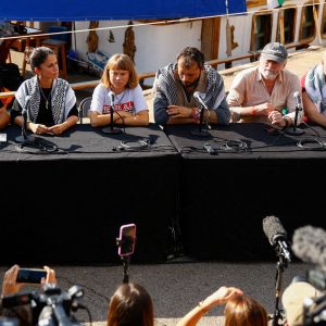 Flotilla activists speak out before setting sail from Barcelona to Gaza