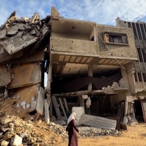 Palestinians in Gaza fear rain as war-damaged buildings collapse