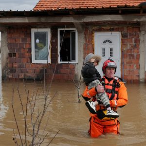 Extreme flooding submerges Kosovo cities, villages