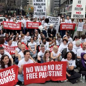 Anti-war protesters arrested in New York urging end to Israel weapon sales