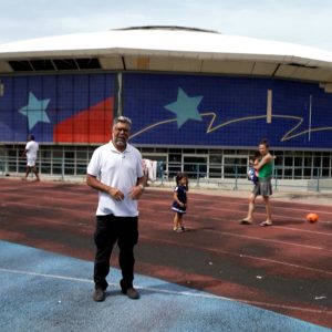Sports stadium becomes home for victims of the Venezuela earthquakes