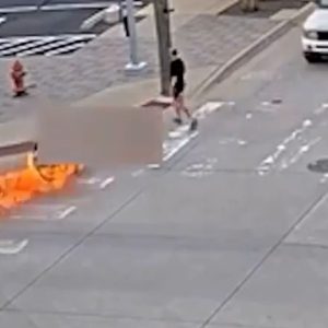 Man sets wheelchair user in flames with Molotov cocktail