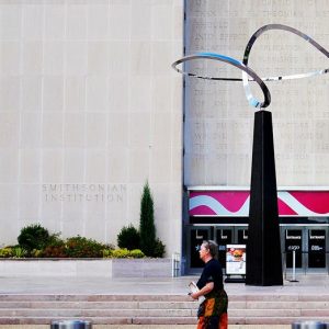 Trump gives Smithsonian days to replace ‘strange modernist sculpture’ with Founding Father