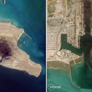 New satellite images show fires, naval base damage across Iran after US-Israeli strikes