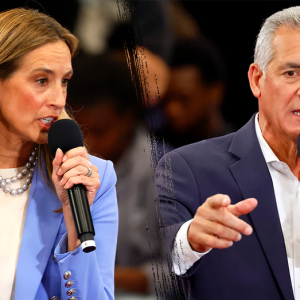 ‘Getting desperate’: Governor debate gets personal after Democrat is mocked for cheating scandal