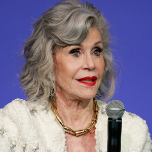 ‘Orange Man’ Trump will jail protesters, Jane Fonda claims at Harris event for overseas voters