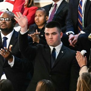 Trump tells high school senior of West Point acceptance during joint address to Congress
