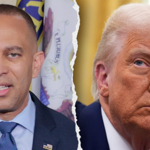 Jeffries claims Trump budget bill will steal food from ‘the mouths of babies’ while enriching billionaires