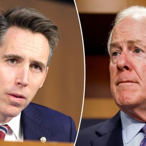 Sen. Josh Hawley ‘delighted’ to back Sen. John Cornyn for Senate Majority Leader
