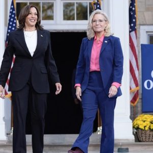 Kamala Harris teams up with Liz Cheney in birthplace of Republican Party
