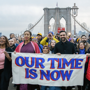 Mamdani vows to defy Trump in fiery final march from Brooklyn Bridge to City Hall ahead of Election Day