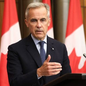 Canada’s prime minister refers to US economic ties as a weakness