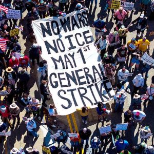 600 groups with $2B in revenue mobilize 3,000 May Day protests in a ‘red-blue’ alliance, probe finds
