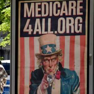 Progressive leader urges Harris to wait on government health care push