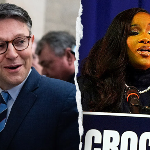 Speaker Johnson laughs off Jasmine Crockett Senate bid: ‘Absolutely delighted’ she is running