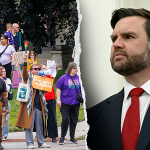 ‘Tone-deaf’ protesters heckle Vance outside Minneapolis church shooting site