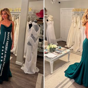 Miss America Abbie Stockard wore ‘MAHA’ dress designed by Andre Soriano to inaugural ball