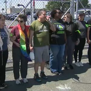 Clergy members descend on Newark ICE facility, say they won’t move until they are arrested