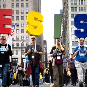 Anti-Trump network behind mass protests cracks open war chest against Dems who backed reopening government