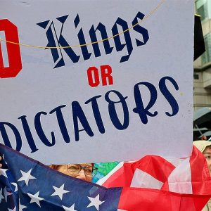 Anti-Israel radicals from ‘global intifada’ movement join ‘No Kings’ protests