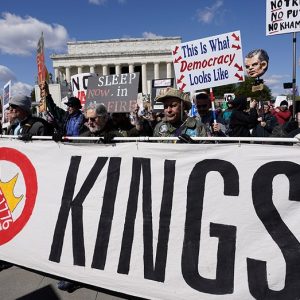 Democrats who rallied at ‘No Kings’ protests applaud King Charles in Congress
