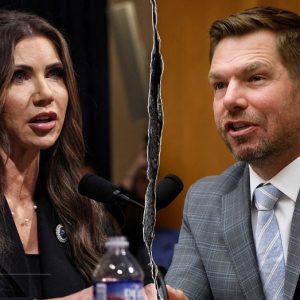 Swalwell warns Noem he has ‘bulls— detector’ during heated exchange about Abrego Garcia
