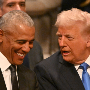Trump quips he’d ‘love’ to run against Obama in hypothetical third-term presidency