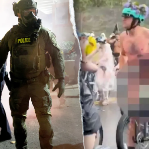 ‘Unsightly tactics’: Feds react to nude bicycle protesters who bared all outside ICE facility