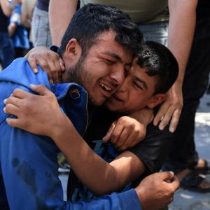Five police officers, 13 year-old boy killed in Israeli attack on Gaza