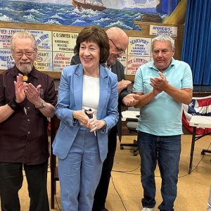 Susan Collins heckled at Maine ribbon-cutting to delight of leftist challenger as pivotal Senate race heats up