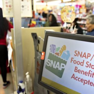 Charts illustrate the scale of SNAP as millions face potential benefit lapse