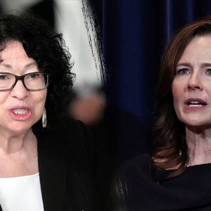 Barrett and Sotomayor tag-team interrogation of Trump lawyer on tariff powers