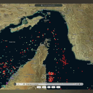 Watch shipping through the Strait of Hormuz grind to a halt amid Iran conflict