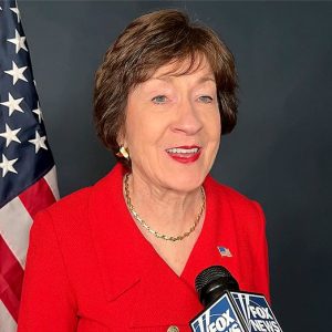 Susan Collins shrugs off attacks by Democrats and Trump, says Maine voters ‘Don’t vote party line’