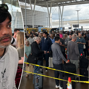 WATCH: Travelers reveal whom they blame for miles-long Houston airport lines as Trump rescues TSA pay